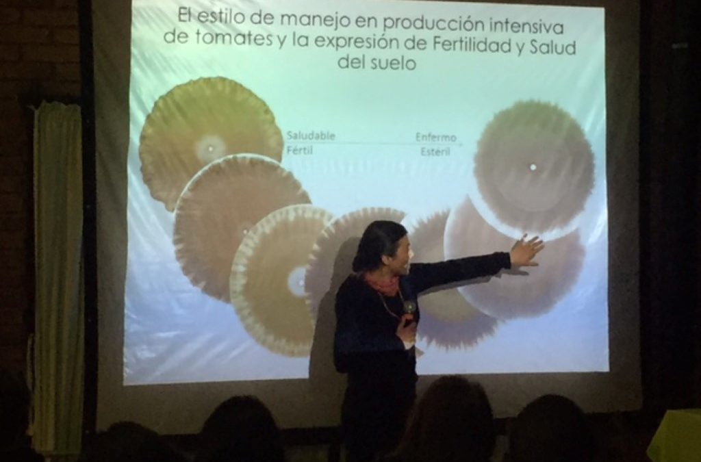 Con charlas sobre cromatografía de suelos, Centro Ceres participa del encuentro Latinoamericano de Agricultura Biodinámica: “Nutrición, Salud y Libertad”.