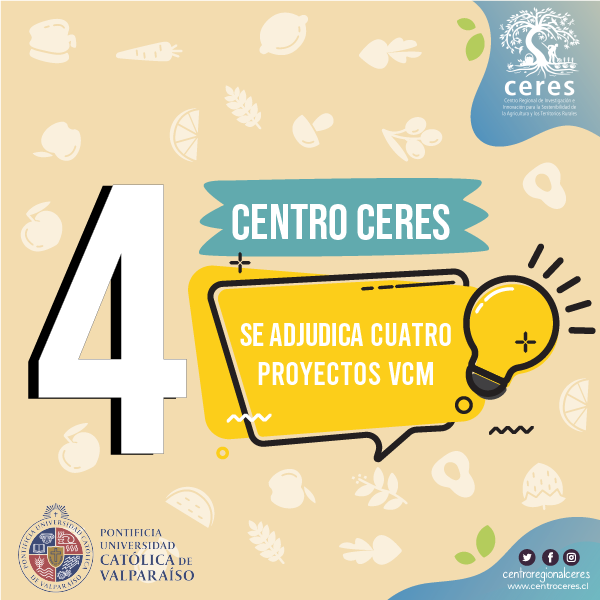 Centro Ceres se adjudica 4 proyectos de Fondo Vinculación con el Medio – PUCV